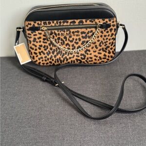 MICHAEL Michael Kors Brown and Black Crossbody Bag